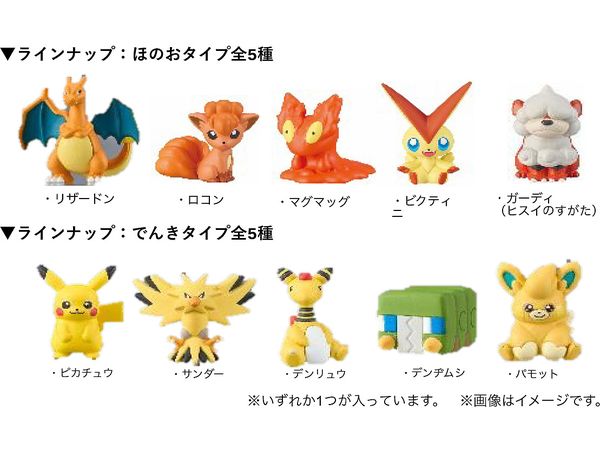 Bikkura Tamago Let's Go! Pokemon Bath Salts By Type -Fire Type Pokemon- & -Electric Type Pokemon- (Random 1P)