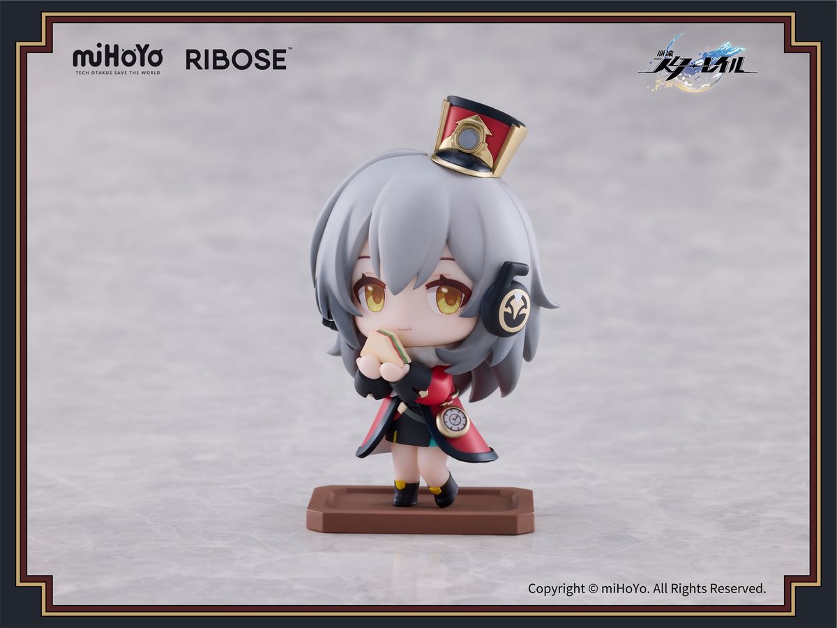 Honkai: Star Rail Capsule Toy -Welcome to Train Tea Party- Chibi Figure Trailblazer (Female)