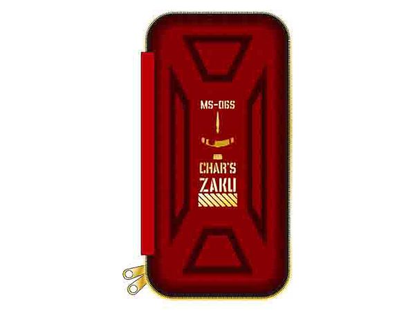 Gundam Stationery 12: Semi-Hard Pencil Case Char's Zaku